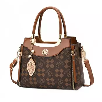 Pink·Land Женская сумка через плечо, Кубик - кофе