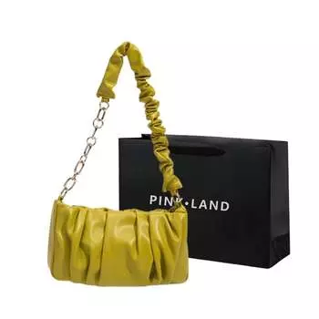 Pink·Land Женская сумка через плечо, Зеленая + черная сумка для сладостей