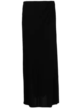 PINKO атласная юбка, черный