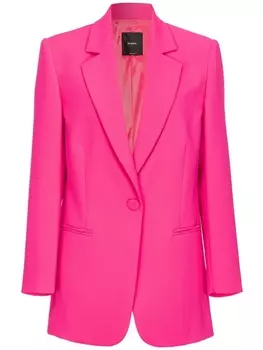 PINKO блейзер с заостренными лацканами, розовый
