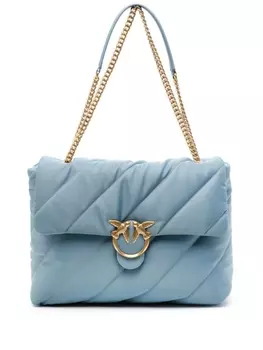 PINKO большая сумка на плечо Extra Love Puff, синий