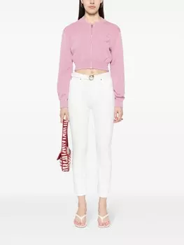 PINKO бомбер Bambusa в рубчик, розовый