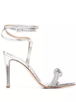 PINKO босоножки Anabia 105, серебряный