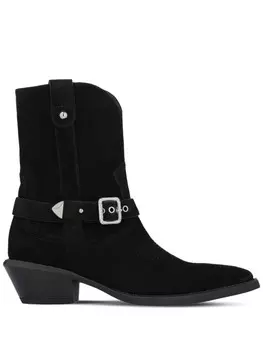PINKO ботинки Tex, черный