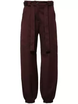 PINKO брюки из капрона, красный
