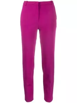 PINKO брюки средней посадки, фиолетовый