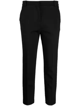 PINKO cropped tailored trousers, черный