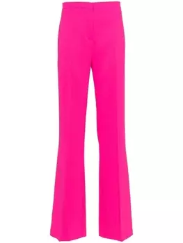 PINKO длинные брюки с завышенной талией, розовый