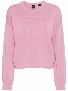 PINKO джемпер с аппликацией Love Birds, розовый