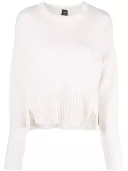 PINKO джемпер с круглым вырезом, белый