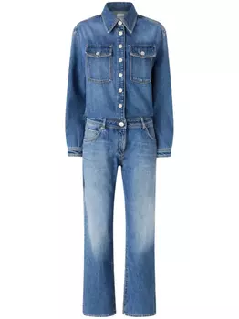 PINKO джинсовый комбинезон, синий