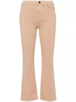 PINKO джинсы bootcut Brenda средней посадки, нейтральный цвет