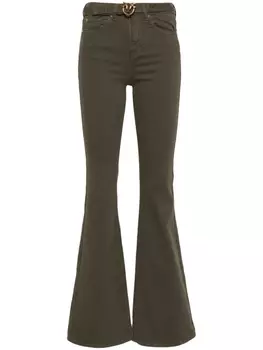 PINKO джинсы bootcut Flora, зеленый