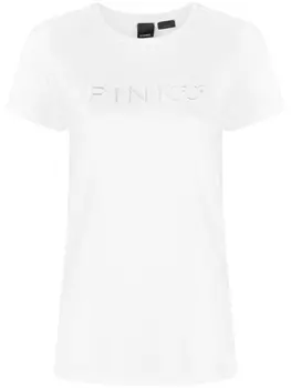 PINKO футболка с кристаллами, белый
