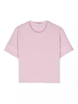 Pinko футболка с логотипом, розовый