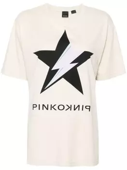 PINKO футболка с принтом