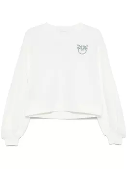 PINKO хлопковая толстовка, белый