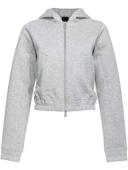 PINKO худи Birillo из джерси, серый