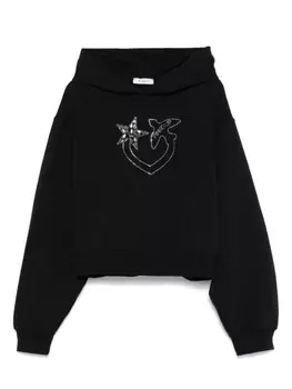 Pinko Kids флисовое худи, черный