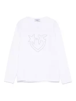 Pinko Kids футболка джерси, белый