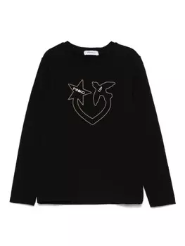 Pinko Kids футболка джерси, черный