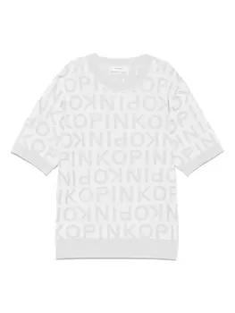 Pinko Kids футболка с логотипом, нейтральный
