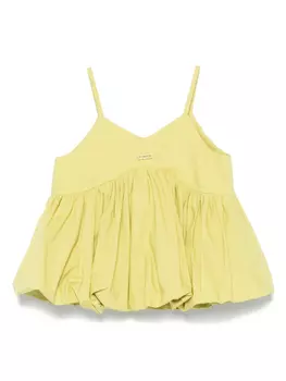 Pinko Kids пышная блузка, зеленый