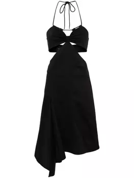 PINKO короткое платье American Pie с вырезами, черный