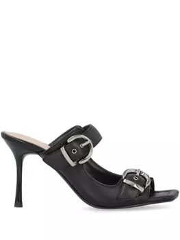 PINKO кожаные сандалии, черный