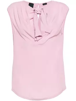 PINKO креповая блузка, розовый
