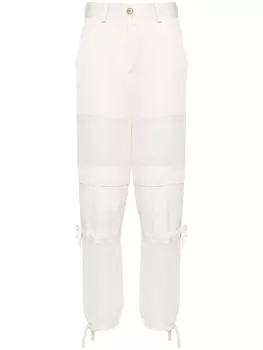PINKO креповые брюки карго, белый