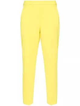 PINKO креповые брюки кроя слим, желтый