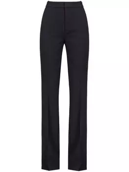PINKO креповые брюки с завышенной талией, черный