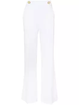 PINKO креповые брюки широкого кроя, белый