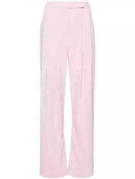 PINKO креповые брюки широкого кроя, розовый