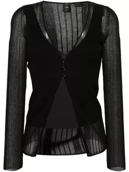 PINKO креповый кардиган, черный