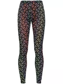 PINKO легинсы с узором, черный