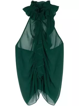 PINKO лилль топ, зеленый