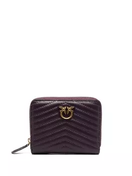 PINKO маленький стеганый кошелек на молнии, фиолетовый