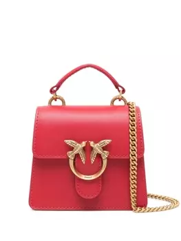 PINKO микро-сумка через плечо Love One, красный