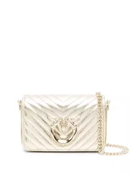 PINKO мини-сумка Micro Love Bag Click, золотистый