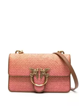 PINKO мини-сумка на плечо Love One, коричневый