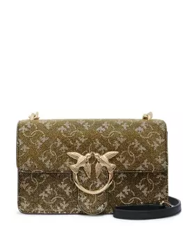 PINKO мини-сумка на плечо Love One, золотистый