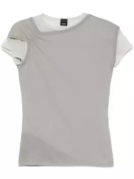 PINKO многослойная футболка, серый