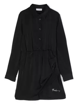 Pinko многослойное платье, черный