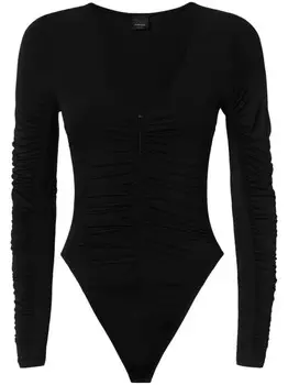 PINKO мятый комбинезон, черный
