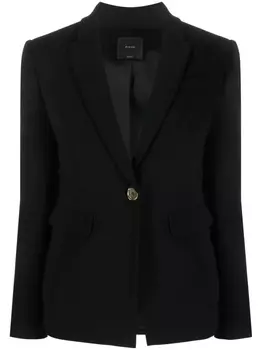 PINKO однобортный блейзер, черный