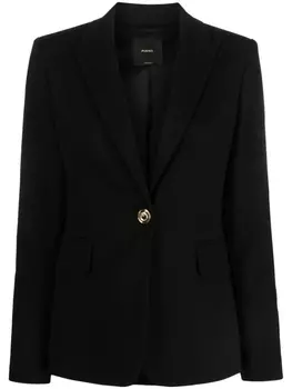 PINKO однобортный блейзер, черный
