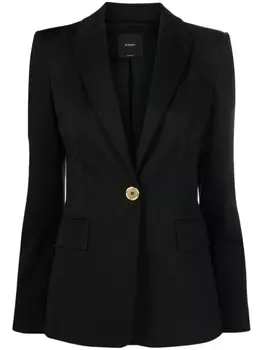 PINKO однобортный блейзер, черный