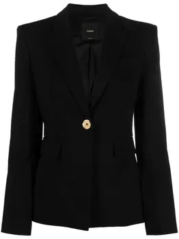 PINKO однобортный блейзер, черный